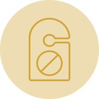 Do Not Disturb Vector Icon Design