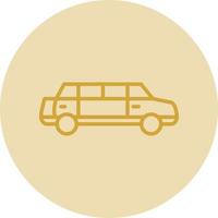 Limousine Vector Icon Design