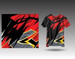camiseta diseño deportivo para carreras jersey ciclismo fútbol juegos vector