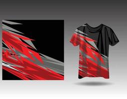 Tshirt sports design for racing  jersey  cycling  football  gaming vector