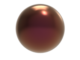 Realistic Copper sphere. png