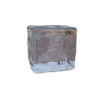 realista hielo cubo. png