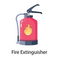 Trendy Fire Extinguisher vector