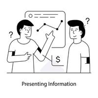 de moda presentación información vector