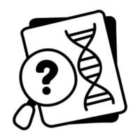 Trendy DNA Testing vector