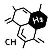 Trendy Molecular Formula vector