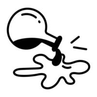 Trendy Lab Spill vector