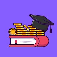 Scholarship Cartoon Vector Icons Illustration. Flat Cartoon Concept. Suitable for any creative project.