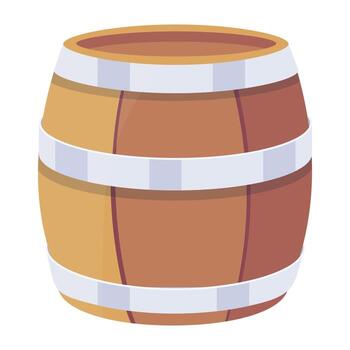 conceptos de barril de moda vector