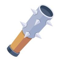 Trendy Cudgel Concepts vector