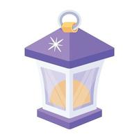 Trendy Lantern Concepts vector