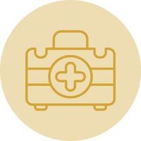 First Aid Kit Vector Icon Design