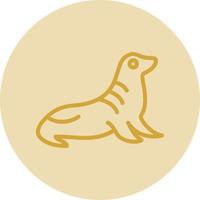 Seal Vector Icon Design