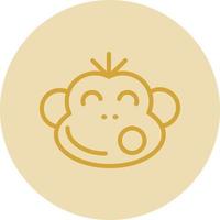 Monkey Vector Icon Design