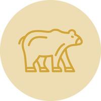 Bear Vector Icon Design