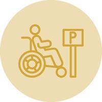 Handicap Vector Icon Design