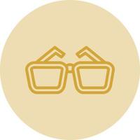 Glasses Vector Icon Design