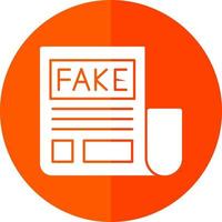 Fake News Vector Icon Design