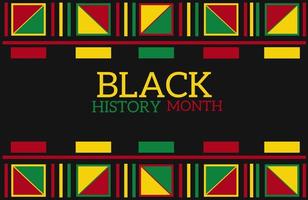 Background banner black history month vector