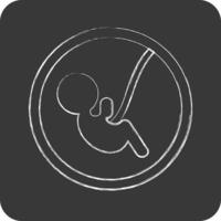Icon Baby. related to Family symbol. simple design editable. simple illustration vector