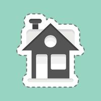 Icon House. related to Family symbol. simple design editable. simple illustration vector
