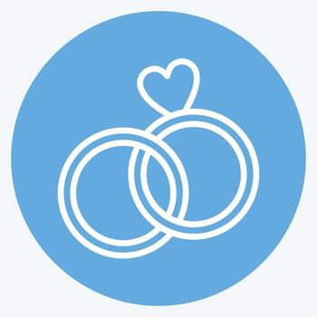 icono anillo. relacionado a familia símbolo. sencillo diseño editable. sencillo ilustración vector