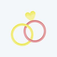 Icon Ring. related to Family symbol. simple design editable. simple illustration vector