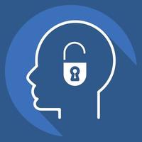 Icon Weakness. related to Psychology Personality symbol. simple design editable. simple illustration vector