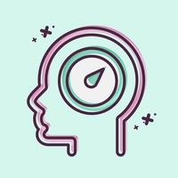 Icon Willpower. related to Psychology Personality symbol. simple design editable. simple illustration vector