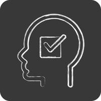 Icon Convictions. related to Psychology Personality symbol. simple design editable. simple illustration vector
