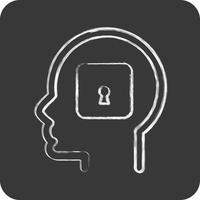 Icon Psychology. related to Psychology Personality symbol. simple design editable. simple illustration vector
