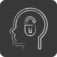 Icon Weakness. related to Psychology Personality symbol. simple design editable. simple illustration vector