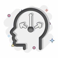 Icon Doubt. related to Psychology Personality symbol. simple design editable. simple illustration vector