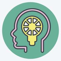 Icon Personality. related to Psychology Personality symbol. simple design editable. simple illustration vector