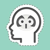 Icon Erudition. related to Psychology Personality symbol. simple design editable. simple illustration vector