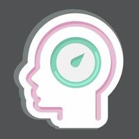 Icon Willpower. related to Psychology Personality symbol. simple design editable. simple illustration vector
