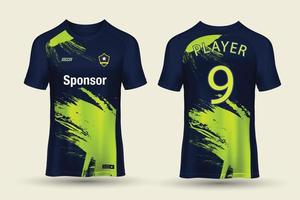 Sports jersey design for sublimation vector