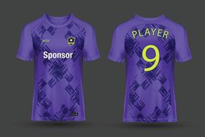 Sports jersey design for sublimation vector