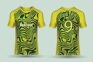 Sports jersey design for sublimation vector