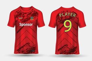 Sports jersey design for sublimation vector