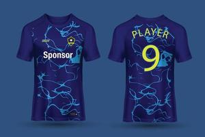 Sports jersey design for sublimation vector