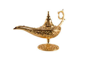 Magic genie lamp from the tale of aladdin png