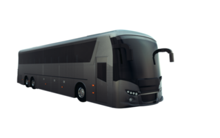 Preto Rapidez ônibus para transporte pessoas para viagens ou transferências png