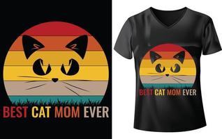 diseño de camiseta del día de la madre vector