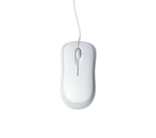 Image of a white mouse computer, screen pointer png