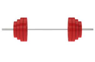 Barbell tool used in the gym to lift weights by those who train png