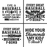 béisbol pelota vector svg camiseta diseño.