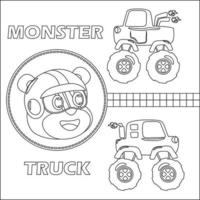 Motorcycle Racing Isolated Coloring Page for Kids 11418533 Vector