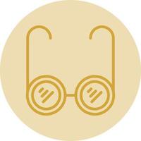 Eye Glasses Vector Icon Design