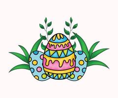Pascua de Resurrección conejito o Conejo sublimación diseño gráfico vectores